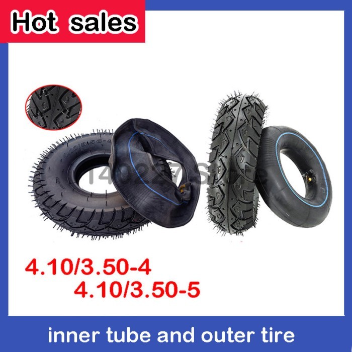 4.10/3.50-4 Tires 4.10/3.50-5 Tyre And Inner Tube for Electric Tricycle, Trolley,Electric Scooter,w