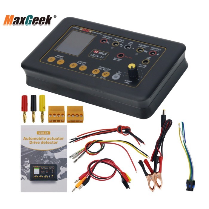 Maxgeek QDB-3A Auto Ignition Coil Tester Drive Detector Injector Solenoid Valve Idling Stepper Moto