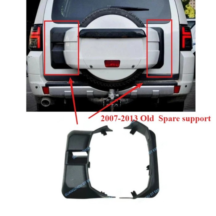 1 Pcs 2007-2013 Old Rear Spare Tire Cover for Pajero V97 V93 Tire Support L or R for Montero V98 V9