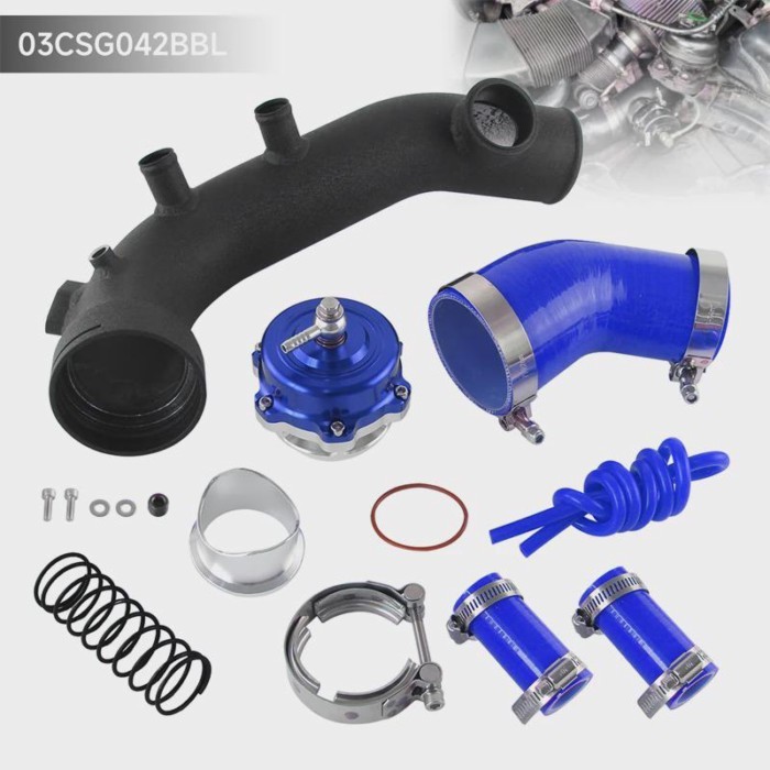 Charge Pipe Cooling Kit Intake Turbo fit For BMW 1-Series N54 E82 08-10 BMW-3 Series N54 335i 06-13