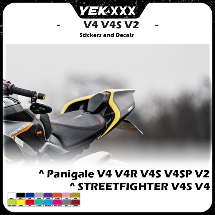 For Ducati Panigale V4 V4R V4S V4SP V2 V4SP2 Streetfighter V4 V4S V2 Rear Tail Design Line Decal St