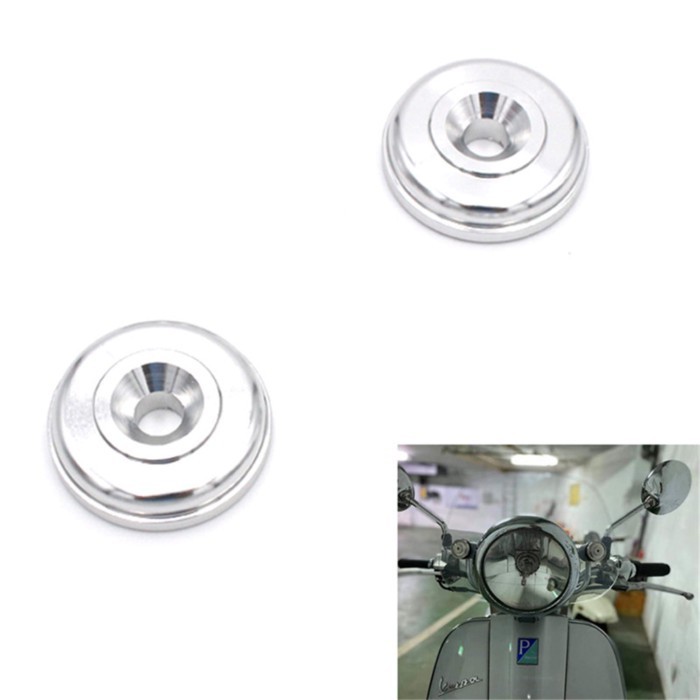 Motorcycle Accessories Windshield Aluminum alloy decorative cover For VESPA LXV125 LXV150