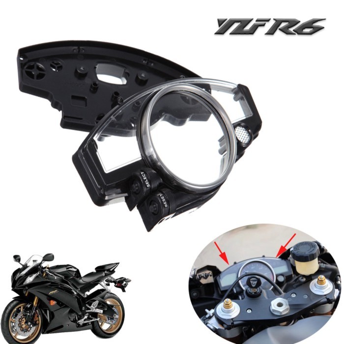 Suitable for YAMAHA YZFR6 YZF R6 2006-2012 car speedometer watch instrument box instrument odometer