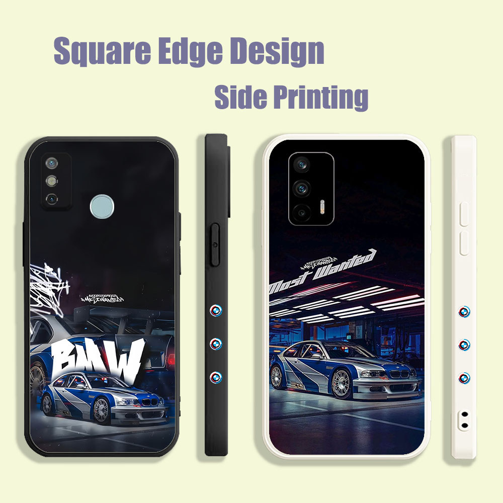 ปลอกสําหรับ Huawei Y9 Y9 Prime Y6 Y6s Y6 Prime P40 Lite P30 Nova Y70 BMW M3 GTR OYZ52 เคสโทรศัพท์ขอบ