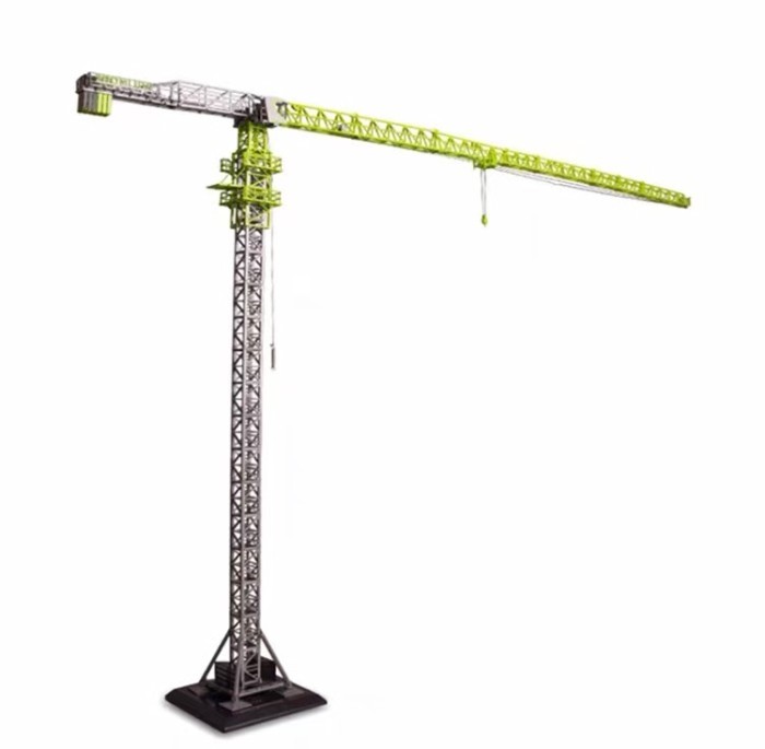 ZOOMLION ZOOMLION รุ่น 1: 80 หัวแบน Tower Crane Tower แขวน TC6513-8B รุ่นโลหะผสม