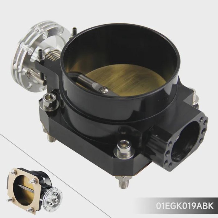 Black/Silver Throttle Body Intake Q45 80MM Fit For Nissan RB25DET RB26DET RB20 GTS