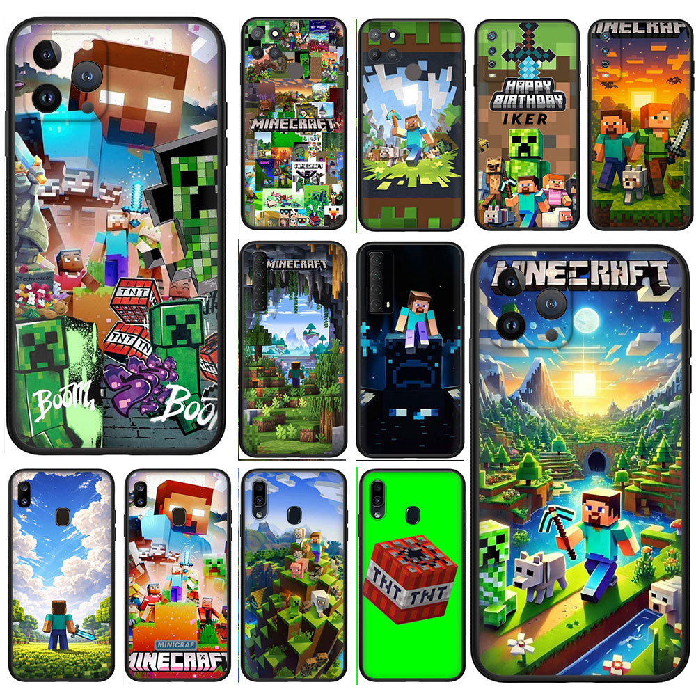 เคสโทรศัพท์พร้อมสต็อกสําหรับ Huawei Nova 7 7SE 8i Y61 10 SE N688 เกม Minecraft