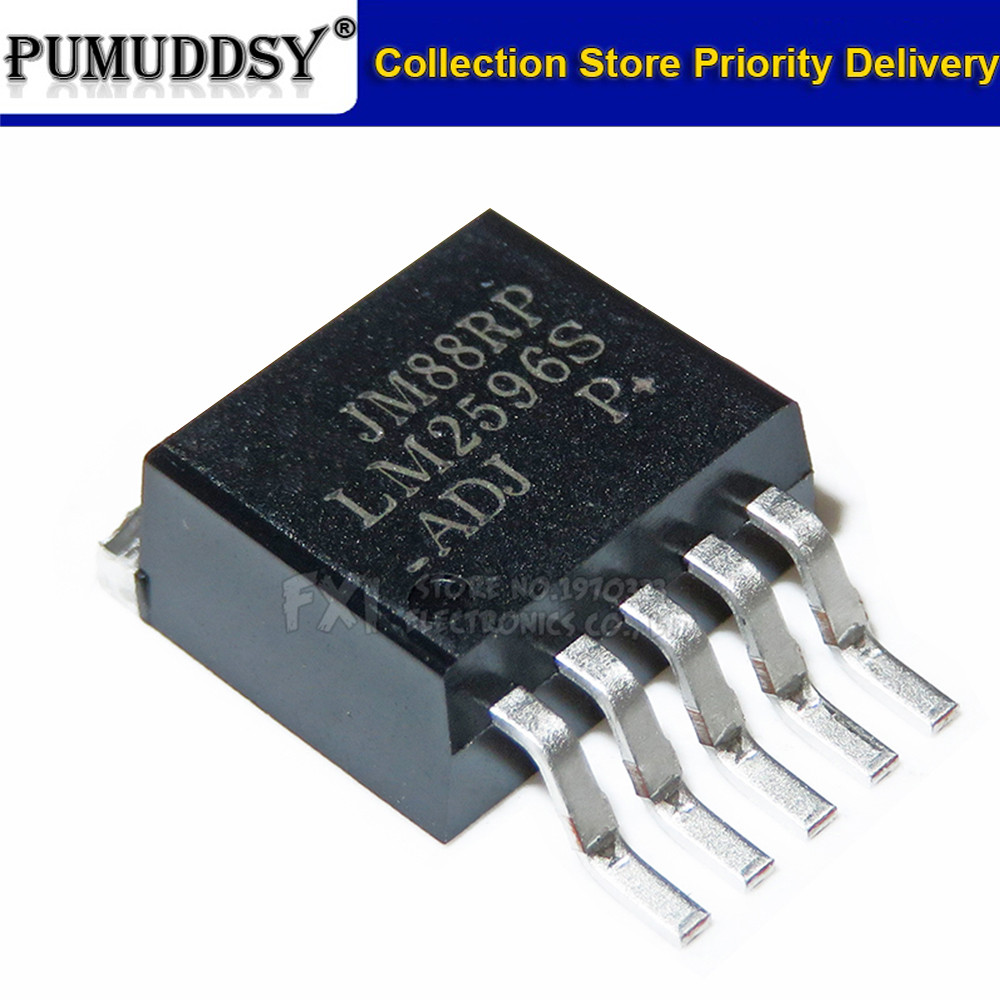 10PCS LM2596S-ADJ TO263 LM2596-ADJ TO-263 ใหม่และ IC