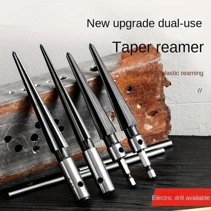 Tapered Hex Reamer, Tapered Reamer, T Handle Taper Reamer, Reamer Tool, Bridge Pin Hole Handheld T