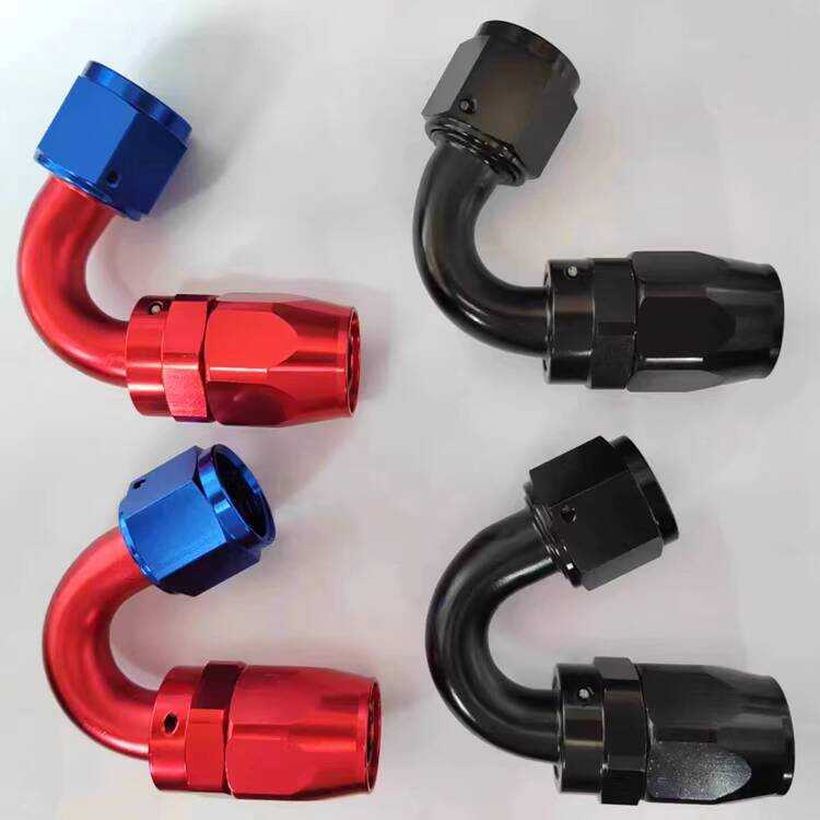 An4An6An8An10 อลูมิเนียม 120 องศา Ptfe 150 องศาดัดแปลงน้ํามัน-Cooled หมุนที่ถอดออกได้ Quick Connecto