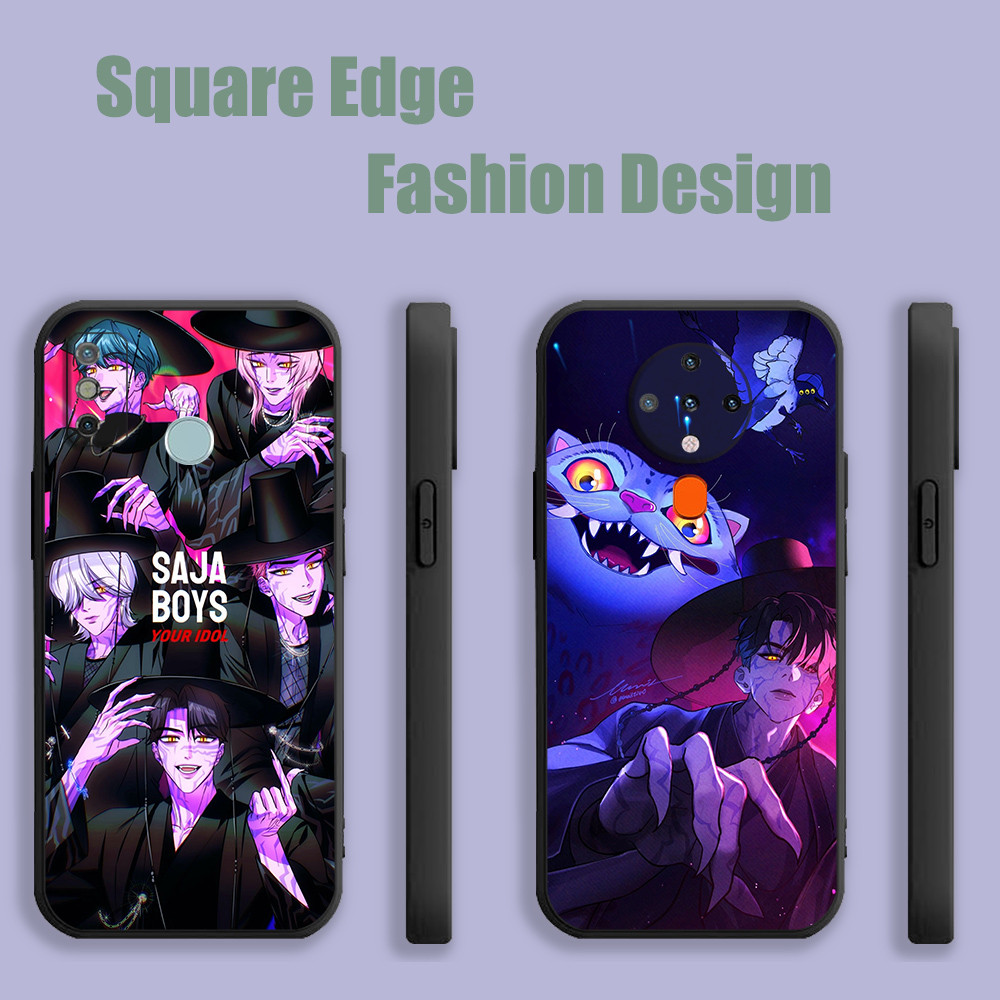 ปลอกสําหรับ Xiaomi 12s 12x POCO X4 GT M4 M5 F3 F4 M5S C40 Pro C55 C51 C75 4G KPop Demon Hunters Saja