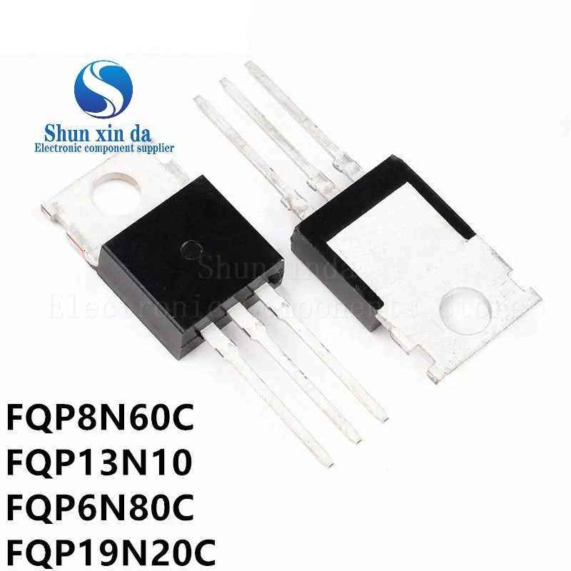 10 ชิ้น/ล็อต FQP8N60C TO-220 8N60C 8N60 7.5 600V N-channel Power MOSFET DIP ทรานซิสเตอร์ TO220