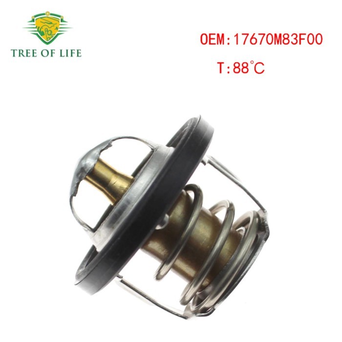 17670M83F00 88 Engine Coolant Thermostat For SUZUKI SJ413 SJ410 17670-M83F0-0 17670 M83F00 W44DX-88