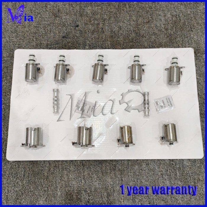 9PCS MPS6 6DCT450 Transmission Solenoid Kit 6 Speed Fits For Ford Galaxy Focus Mondeo