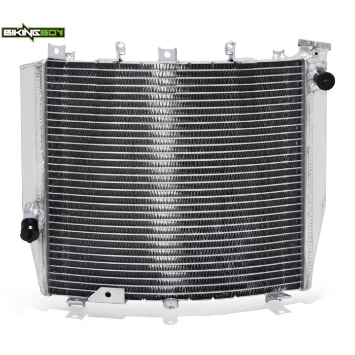 BIKINGBOY Engine Cooling Radiator For Kawasaki FX 400 R GPZ 400 R ZX-4 ZXR 400 / R ZZR ZZ-R 400 Wat