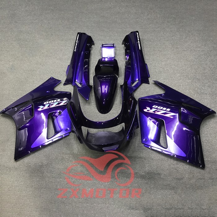 ZZR1100 1990 1991 1992 Injection Fairings for Kawasaki ZZR 1100 90 91 92 Motorcycle Customized ABS