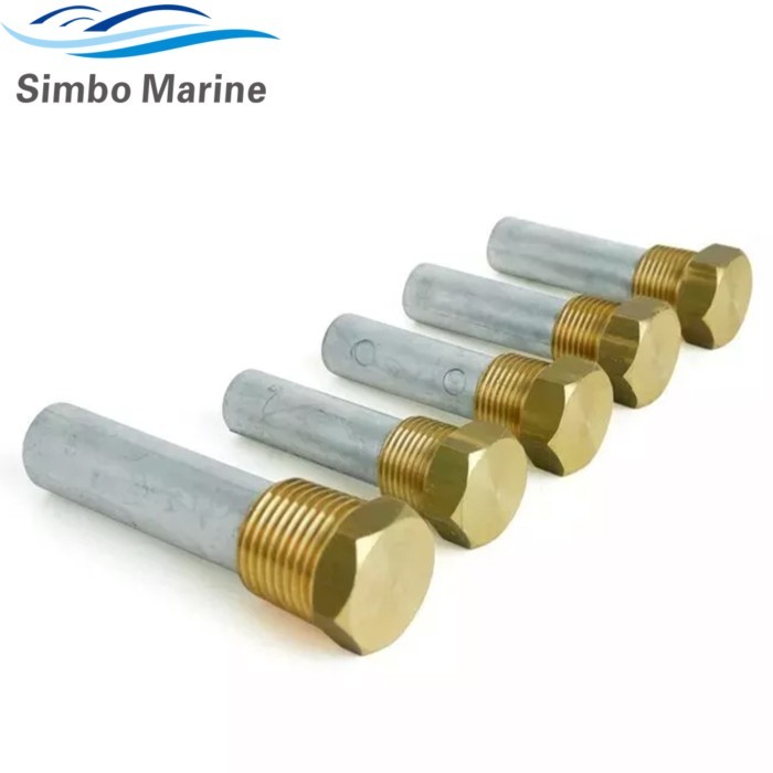 Zinc Pencil Anode Kit for Yanmar 6LY 6LP 4LHA Engines Replaces 119773-92600 119574-18790 119574-441