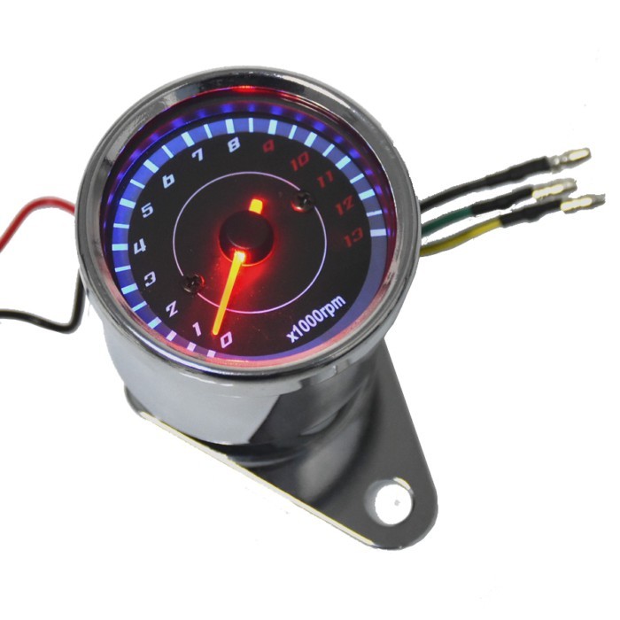 13000 RPM Scooter Motorcycle Analog Tachometer Gauge Night Light Motorcycle Instruments Scooter Spe