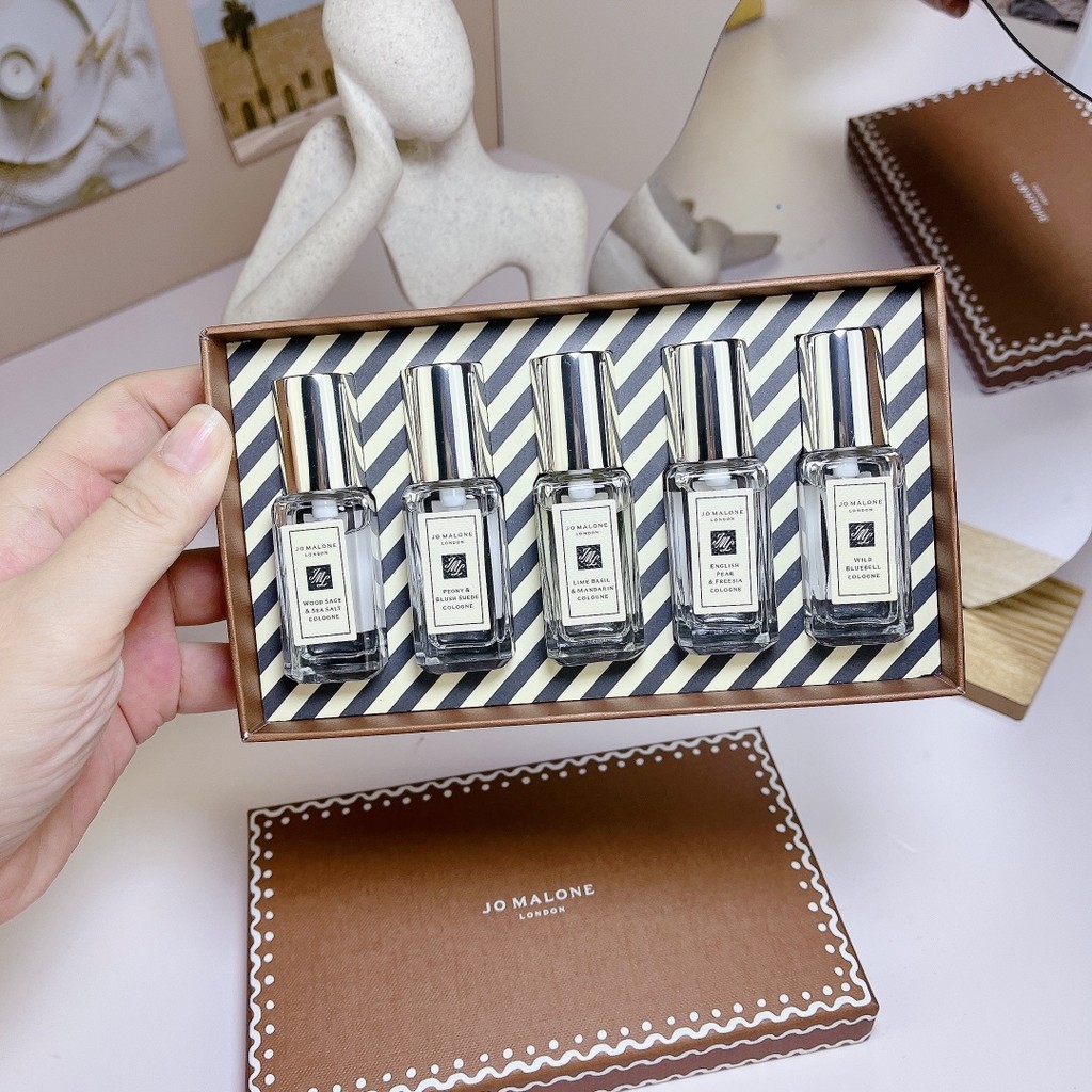 อัลบั้มมาใหม่/85 Jo Malone Perfume Sample 9ml ชุดห้าชิ้น Christmas Limited Edition!บรรจุ 9ml x 5รส E