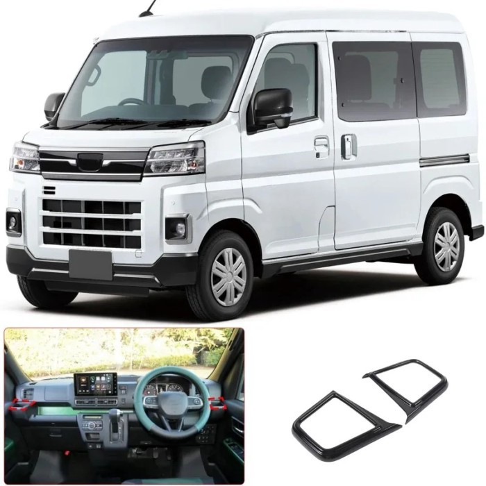 For Daihatsu ATRAI HIJET CARGO 2022-2023 Car Dashboard Side Water Cup Holder Panel Cover Trim Inter