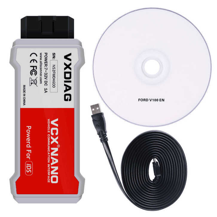 VXDIAG VCX NANO สําหรับ Ford/Mazda 2 in 1 IDS V109