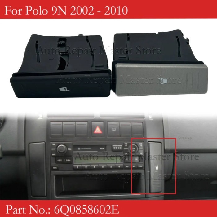 6Q0858602E Car Center Console Cup Holder Three Colors 6Q0 858 602 For Polo 9N 2002 2003 2004 2005 2