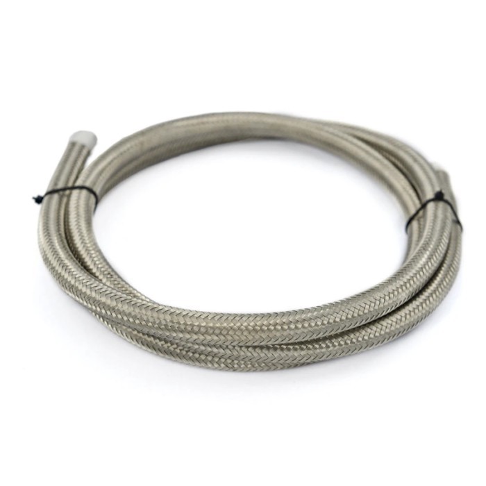 Universal 1M AN Racing Fuel Hose Stainless Steel Braided  Brake Fuel Oil Line AN6 AN8 AN10 Hose Pip