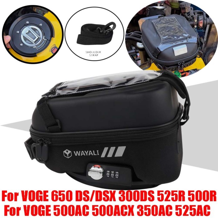 For VOGE 500AC 525AC 350AC 500R 650DS 650DSX 300DS 500 AC ACX 650 DSX 300 DS Accessories Tank Bag L