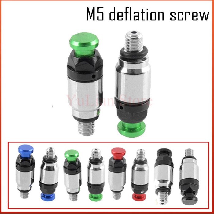 M5x0.8 fork type air release valve YZ85 YZ125 YZ250 YZ250F YZ450F WR250R/F WR400F WR426F WR450F TTR