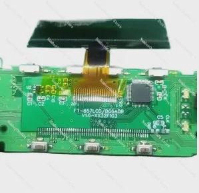 For Alternative For YAESU FT-857 FT-857D LCD Display Replacement Part 'Zebra Stripes' Issue