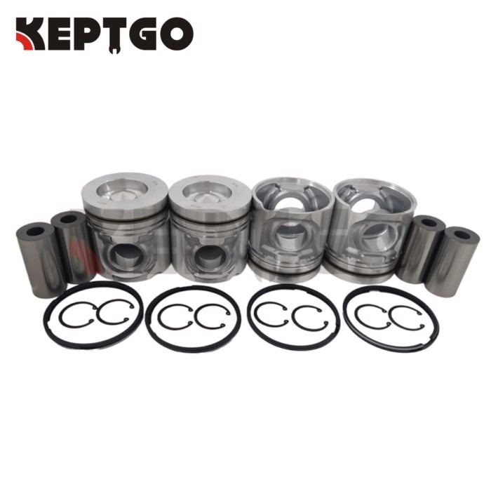 D5D 4 Sets STD Piston & Ring for Volvo D5D D5E Engine 04501353 04295313 04501346