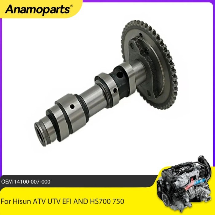 Motor Parts Camshaft For Hisun ATV UTV EFI AND HS700 750 4X4 Massimo Supermach Bennche QLink 14100-