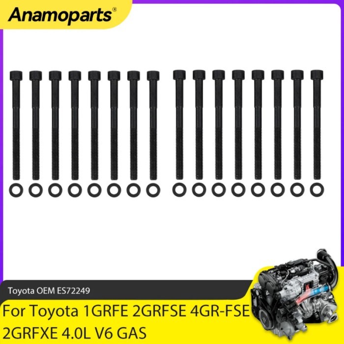 Engine Parts Head Bolt Set Fit 4.0 L For 03-09 Toyota FJ Cruiser 4Runner Tacoma 1GRFE 2GR-FSE 4GR-F