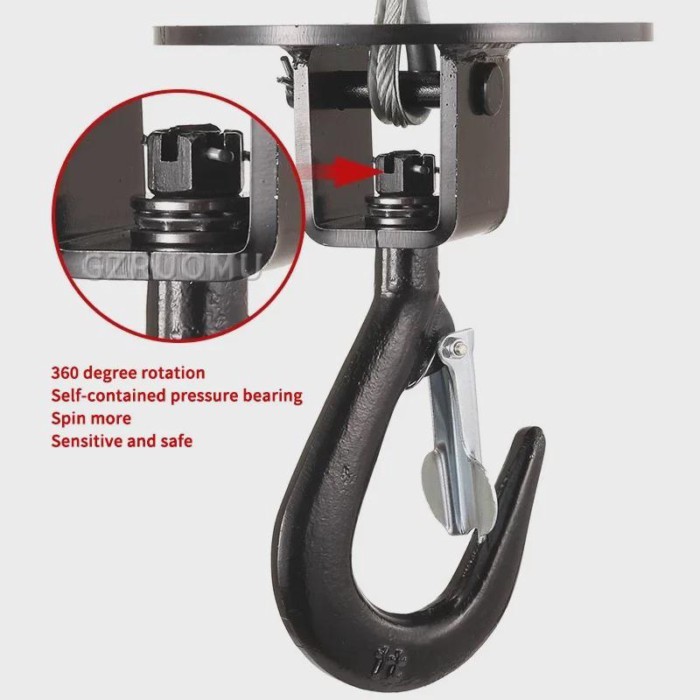 220V Electric Hoist Household Small Crane Portable Suspension Hoist Line Control Lifting Crane Lift