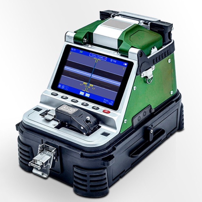 AI-20/AI-30 Fiber fusion splicer machine One step fiber cleaver 6 Motors VFL Power meter tool kits