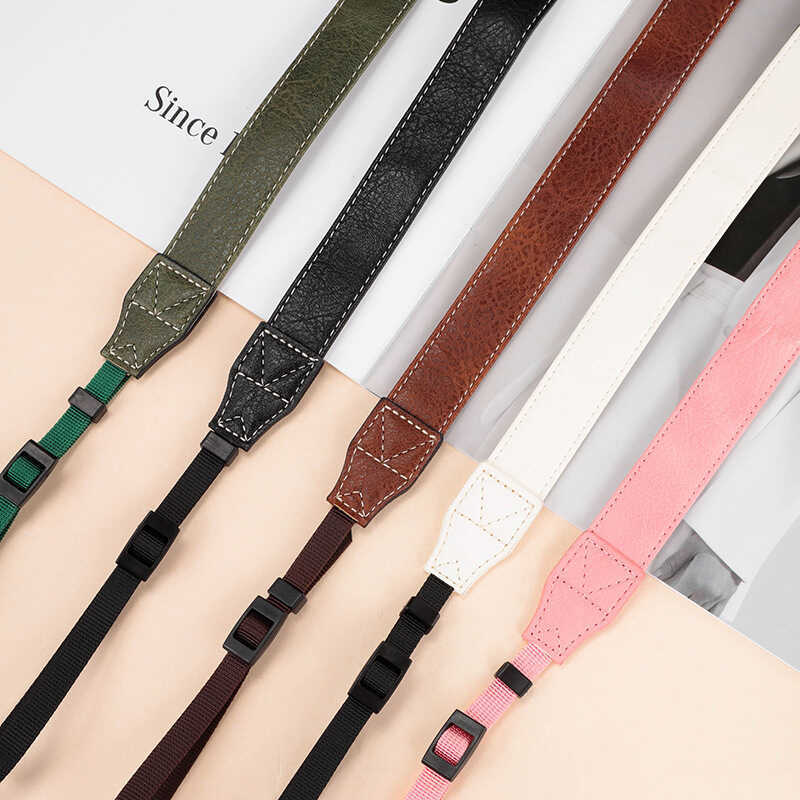 Fuji X100V XT30 XT4 Canon EOSR Sony A73 Nikon Z7 กล้อง Mirrorless สายสะพายหนังน้ํามัน