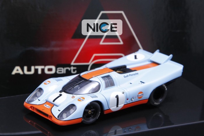 AUTOart Out-of-Print Car Model 1: 43 PORSCHE PORSCHE 917K Detona Endurance Race 1970 Out-of-Print Li