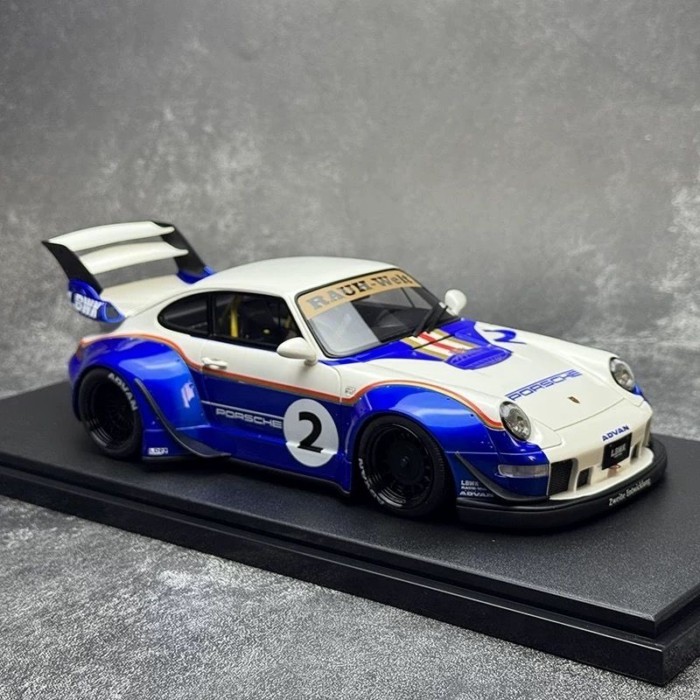 GT SPIRIT 1: 18 Porsche RWB X LIBERTY WALK รถจําลองรุ่น GT530