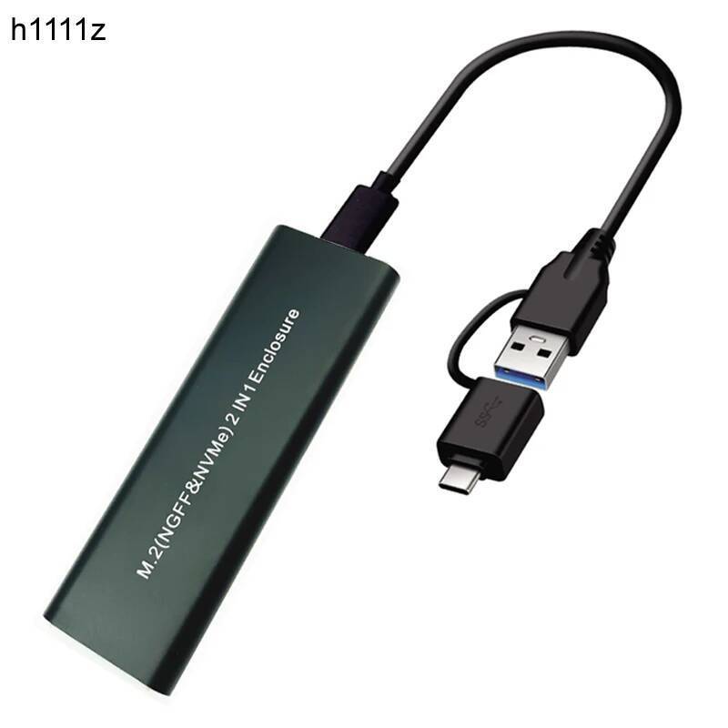 M.2 NVME SSD เป็น USB 3.1, 10Gbps Dual Protocol M2 NVMe กล่อง, PCIe NGFF SATA M2 NVMe Enclosure อะแด