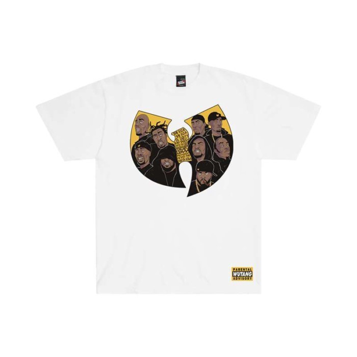 American Wu-Tang Clan Wu-Tang Clan Wu-Tang Fighter Street Dance BBOY Rap HIPHOP เสื้อยืดแขนสั้นขนาดใ