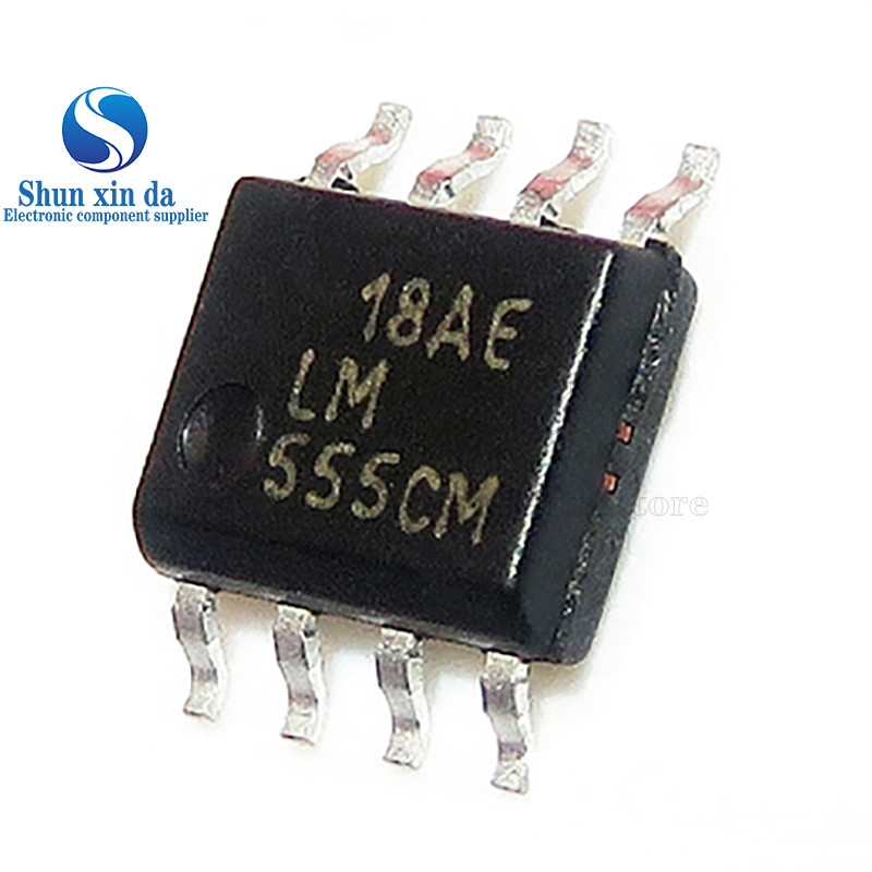 10PCS LM555CM SOP-8 LM555CMX SOP8 LM555 ชิปนาฬิกาแบบเรียลไทม์ใหม่ในสต็อก