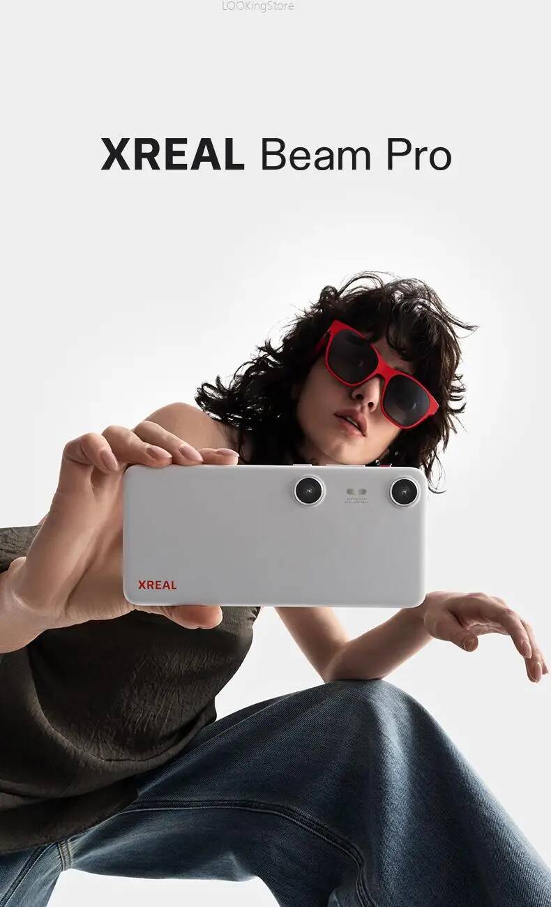XREAL Beam Pro AR เทอร์มินัลคอมพิวเตอร์เชิงพื้นที่สําหรับ Xreal AIR 2 Pro AR แว่นตา 128GB 256GB AR B