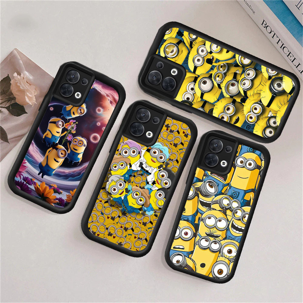 WC18 Minions สําหรับ Hp ชุบ Realme Narzo Note N61 V13 SE Q3 GT 30 N53 8S C61 N63 NEO6 50 5G วัสดุ TP