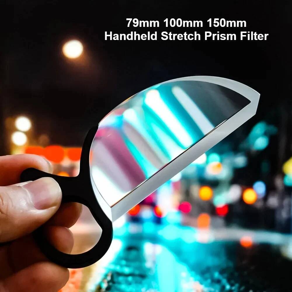 Motion Blur Filter สําหรับเลนส์, 79 มม. 100 มม. 150 มม.มือถือยืด Prism Filter สําหรับ One-Sided Boke