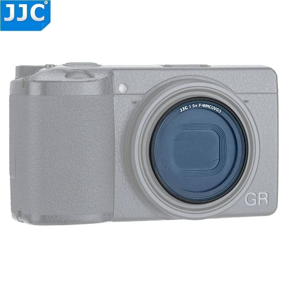 JJC Ultra Slim Multi-Cated Optical Glass UV Filter พร้อมกาว 3M สําหรับ Ricoh GR IV GR4 GRIV GR III G