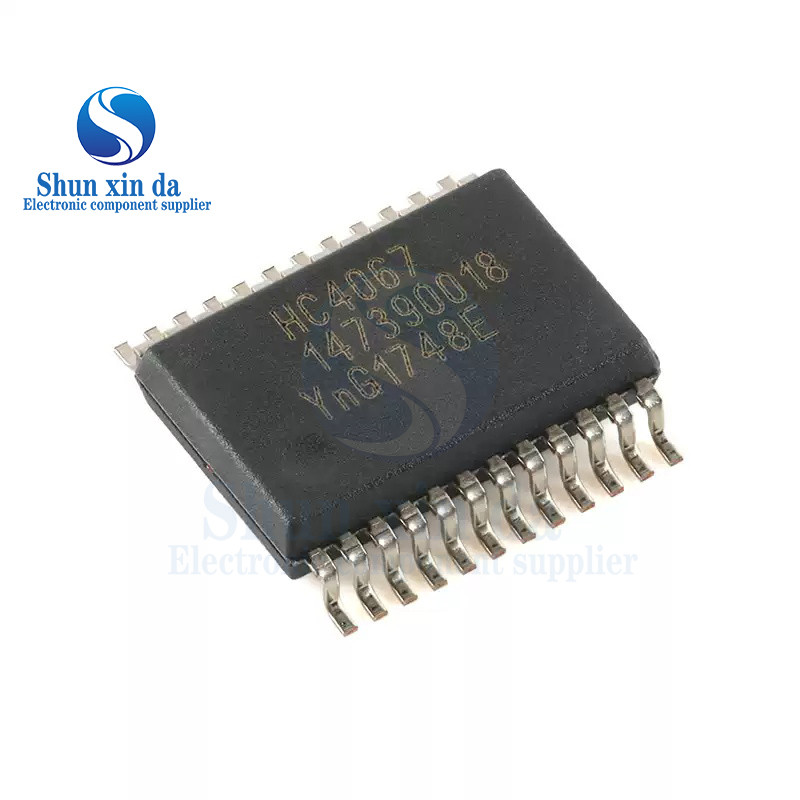 10PCS 74HC4067DB 74HC4067 HC4067 74HC4067DB,118 SSOP-24 Multiplexer สวิทช์ ICs SMD IC