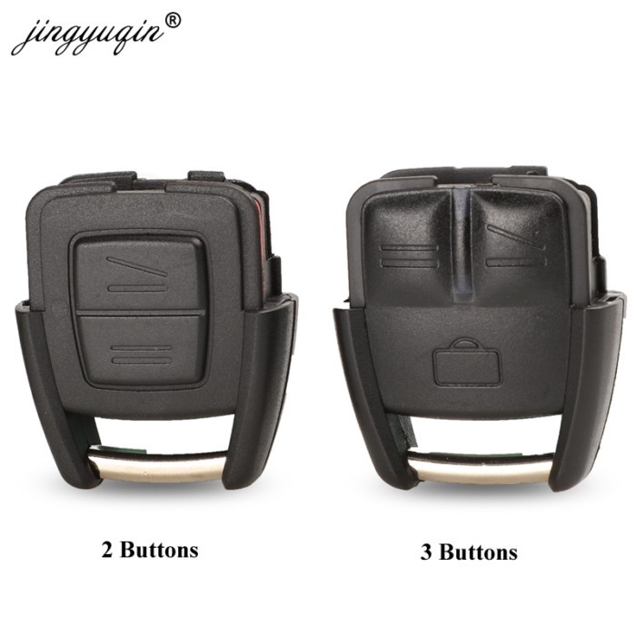 jingyuqin 2/3 Button Remote Car Key Shell Case for OPEL VAUXHALL Vectra Zafira Omega Astra h j insi