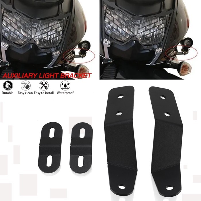 For KAWASAKI KLR650 2008 - 2023 2024 2023 2022 2021 2020 KLR 650 KLR-650 Motorcycle Light Bracket L