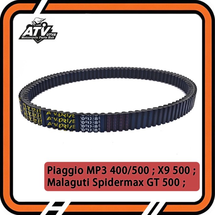 1040X28.6 Drive Belt For Piaggio MP3 400 500 LT RL Sport 500 X10 X9 **Aprilia Atlantic 400** **Sate