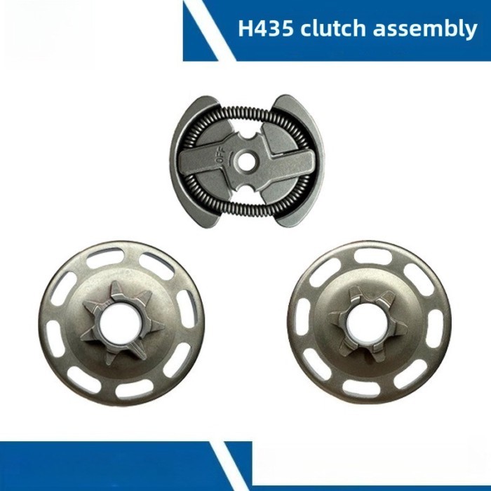 6T 7T Clutch & Clutch Drum W Oil Pump Bearing Kit for Husqvarna 435 435E 440 440E Jonsered CS2240 C